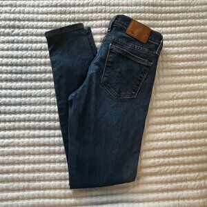 J. Crew Toothpick Jeans Womens 26 Dark Wash Skinny Stretch